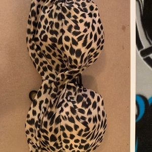 Victoria Secret Strapless Leopard Top